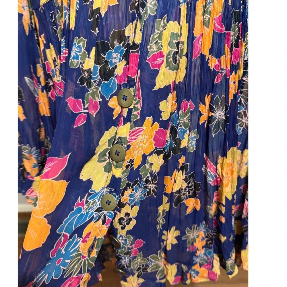 Free‎ People Everything and More Floral Tunic Dress Sz XS